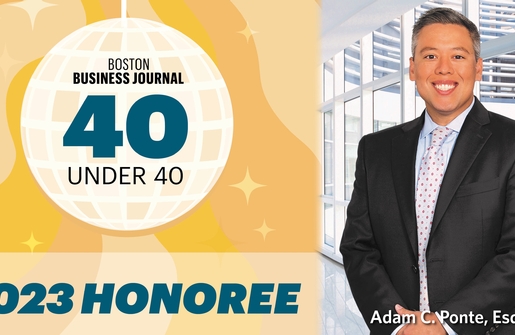 Adam Ponte Named One of Boston Business Journal's 40 Under 40